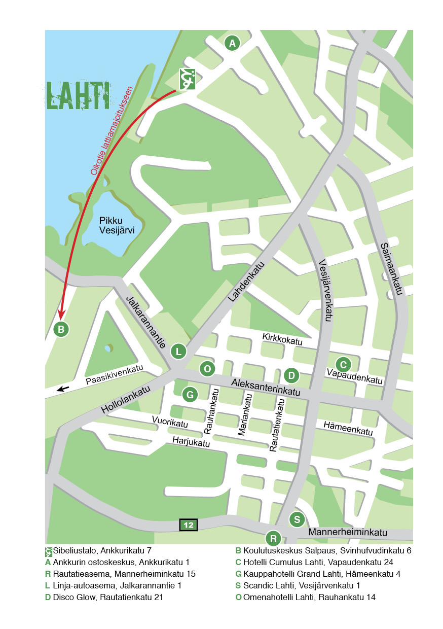 Lahden kartta