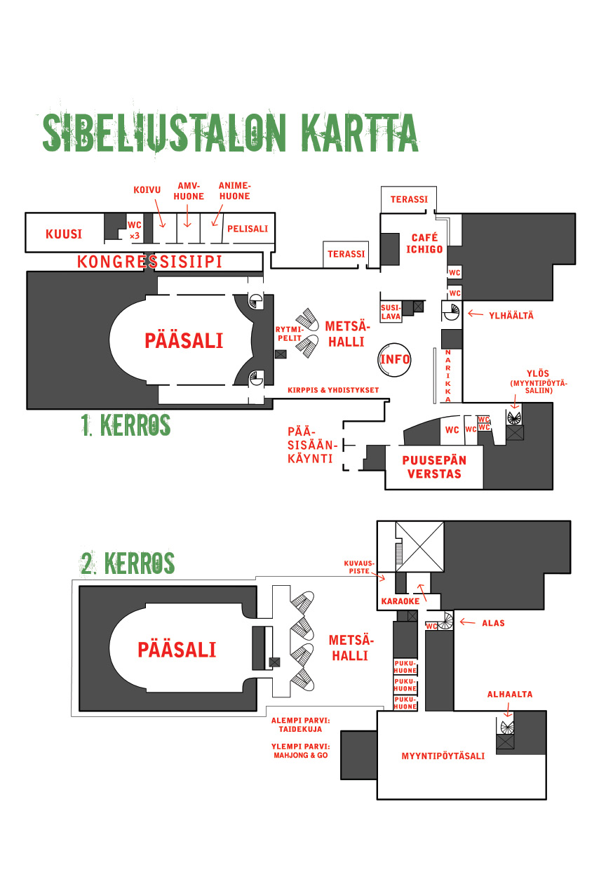 Sibeliustalon pohjapiirros Sibeliustalon pohjapiirros